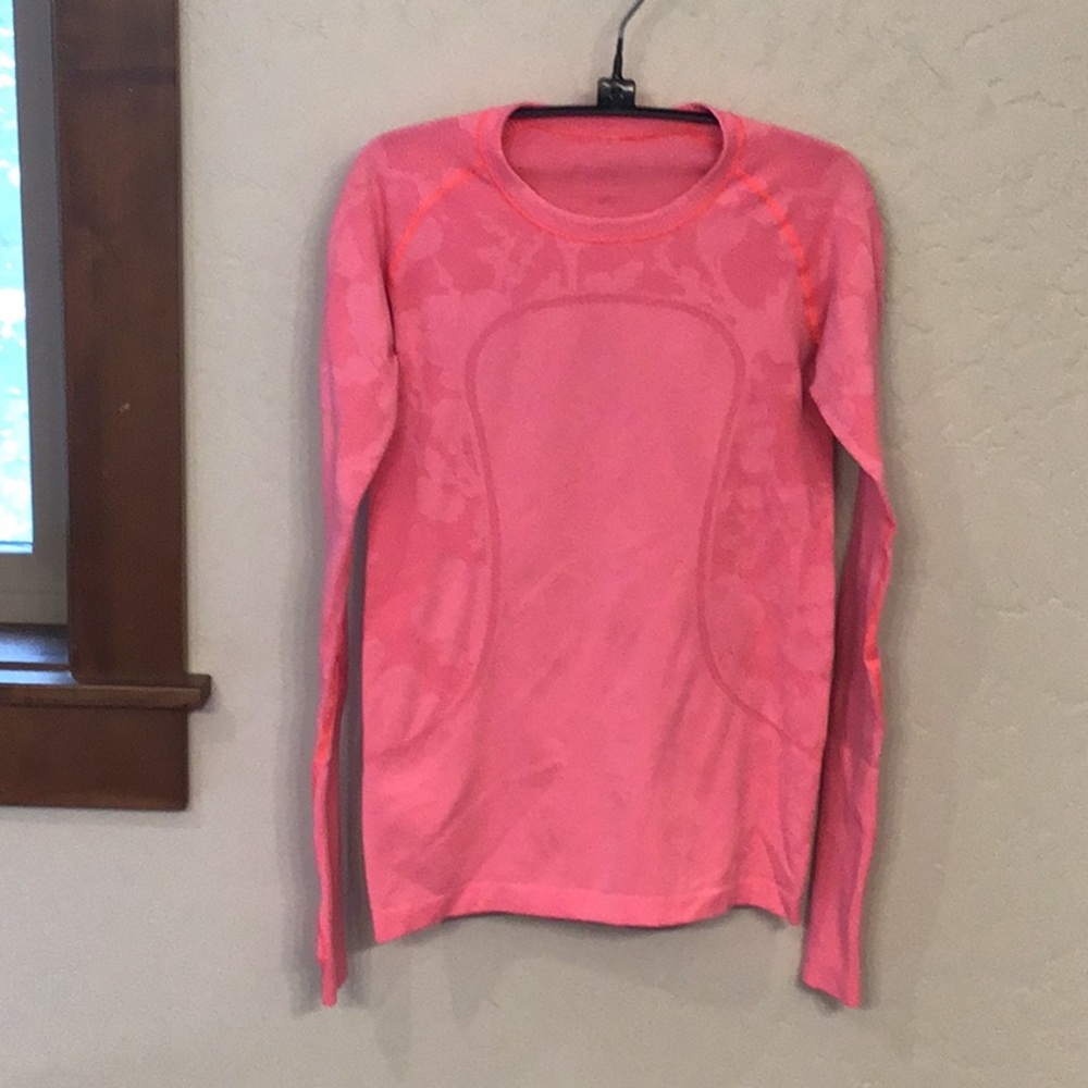 Lululemon Swiftly long sleeve, 8, pink